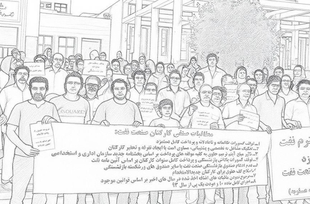 سومین تجمع اعتراضی خانوادگی کارکنان عملیاتی پارس‌جنوبی