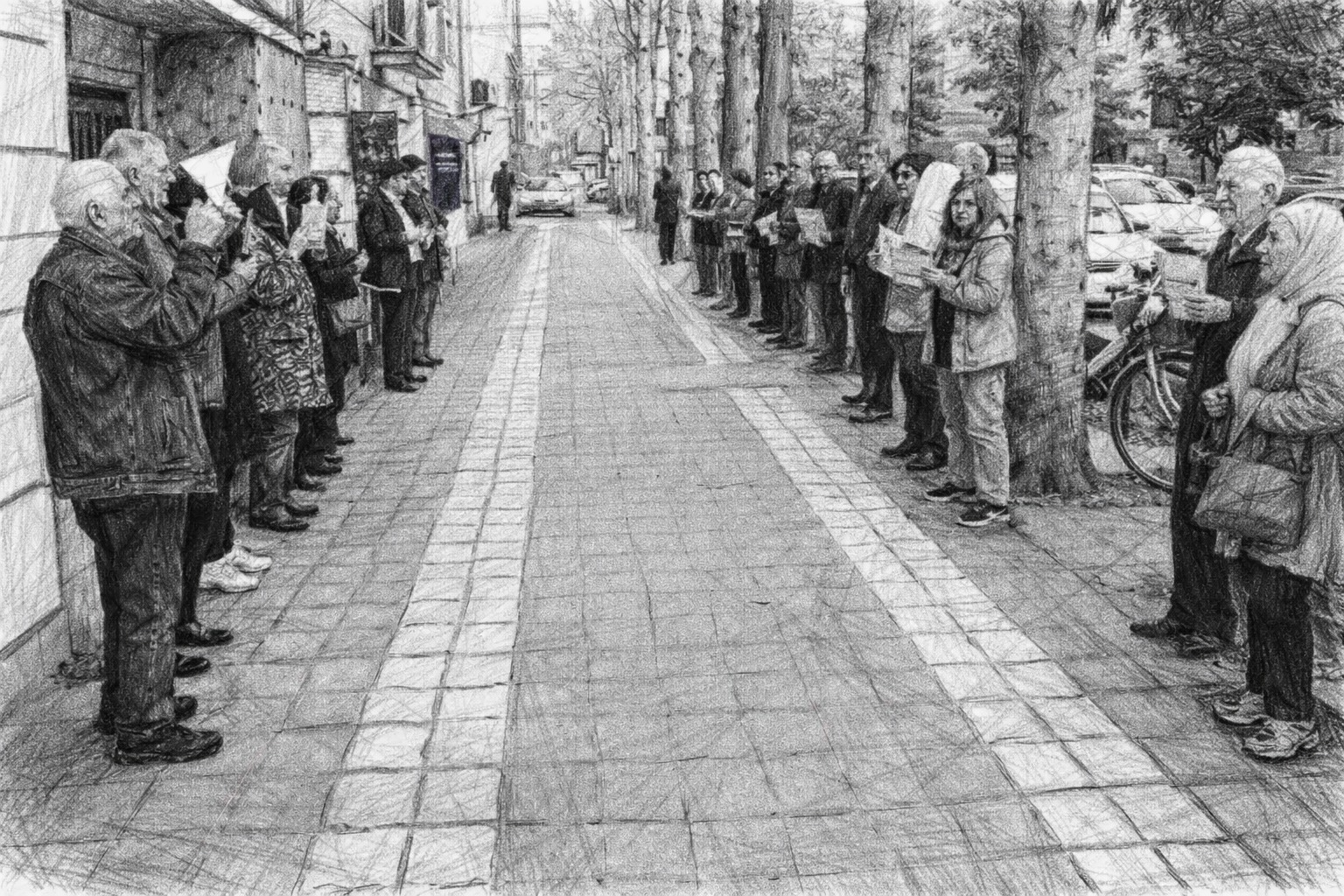 تجمع اعتراضی بازنشستگان تأمین اجتماعی رشت