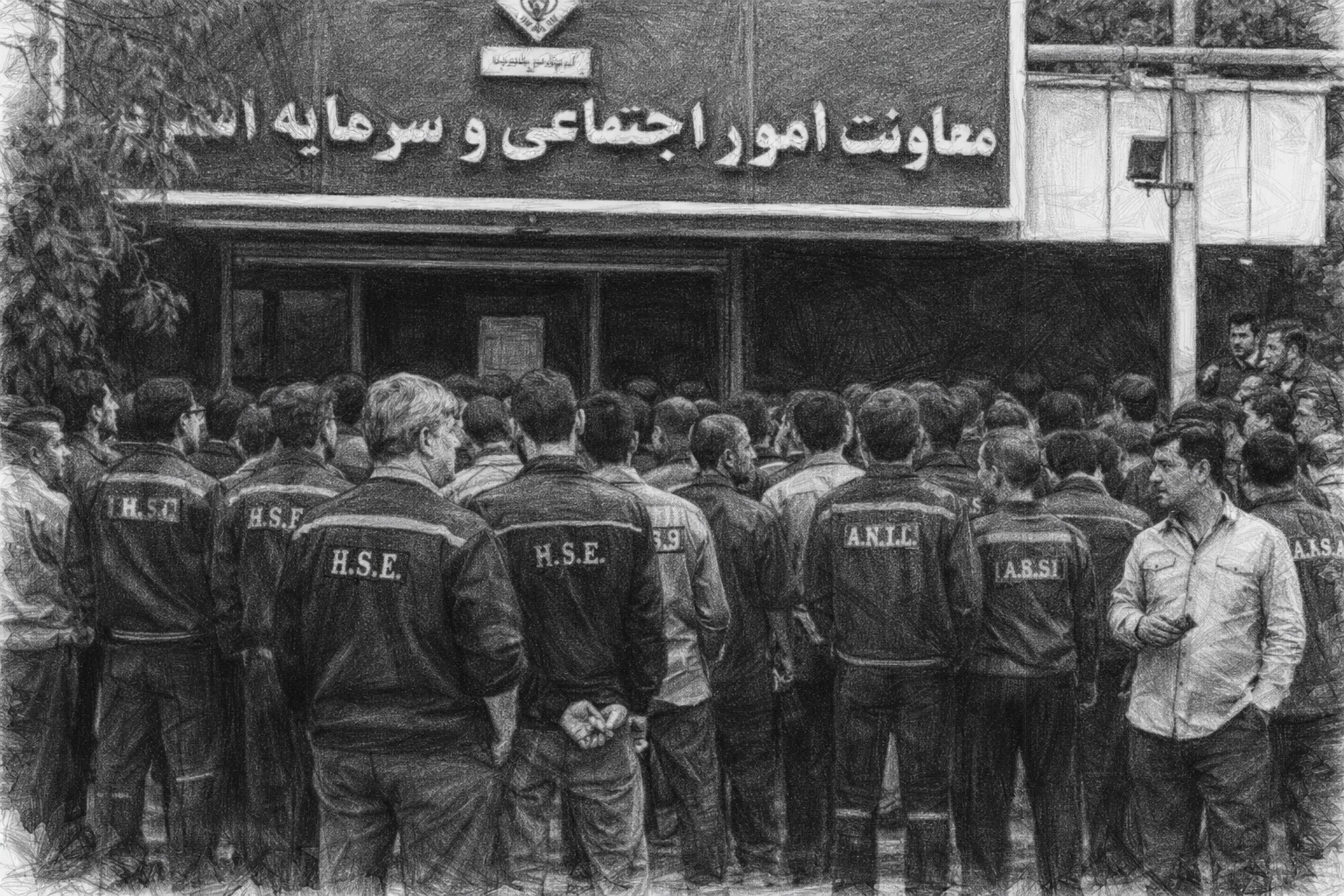 تجمع اعتراضی کارگران گروه ملی صنعتی فولاد ایران-اهواز